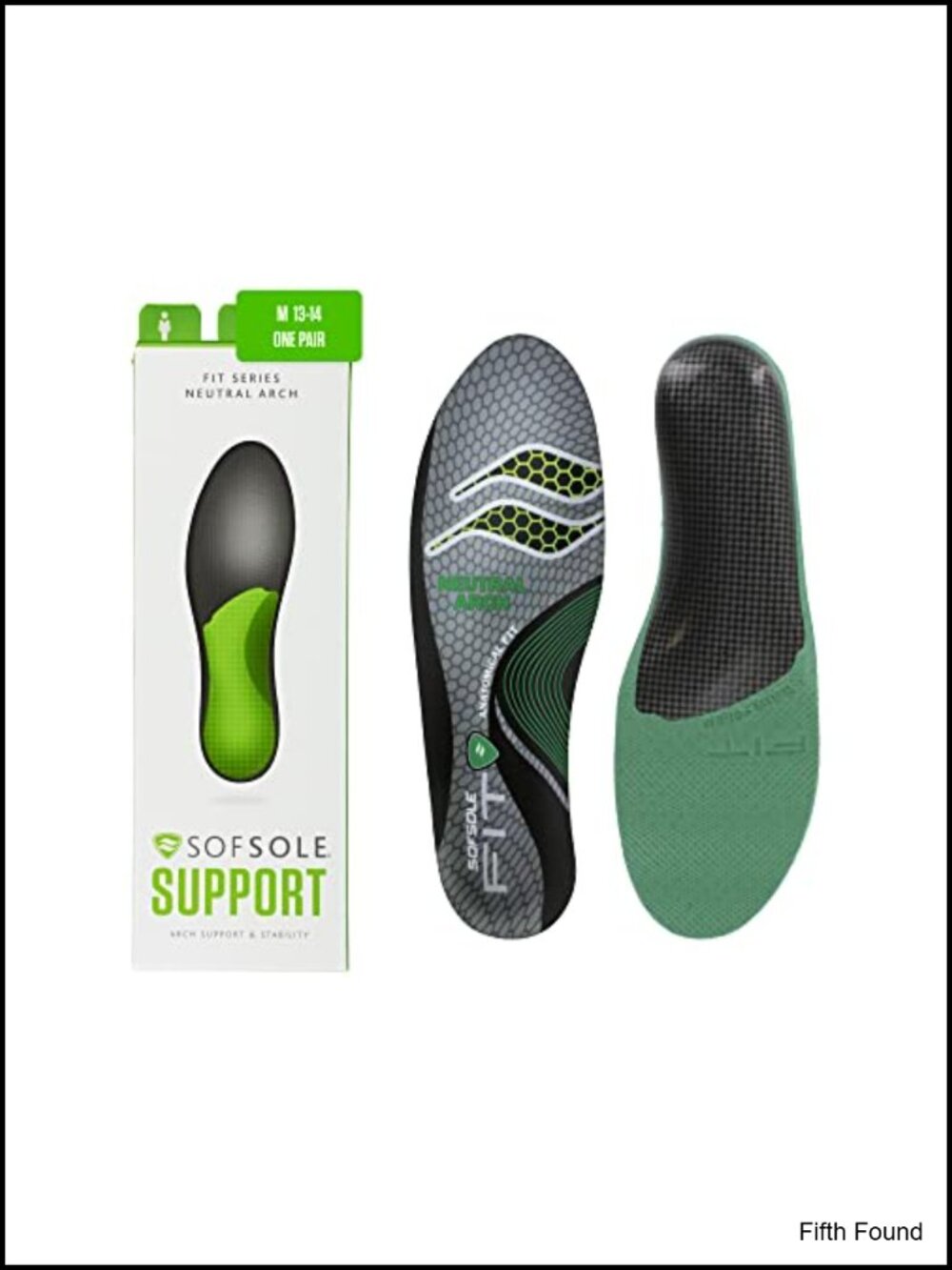 Unisex FIT Support Full-Length Foam Shoe Insert Insoles